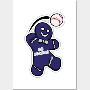 Colorado Rockies Gingerbread Man Posters and Art